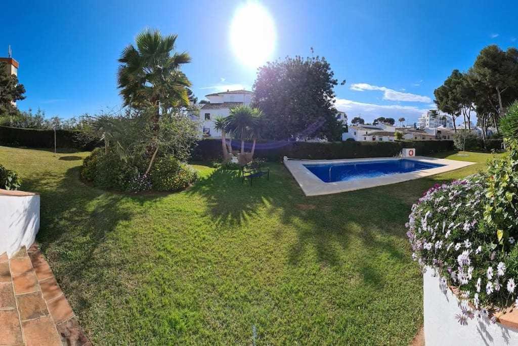 Cala Beach House Duplex Vistas Mar Piscina Parking ลากาลาเดมิฮาส ภายนอก รูปภาพ